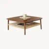 West Elm Chadwick Mid-Century Square Coffee Table