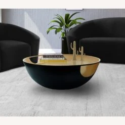 Other Round Coffee Table In Matte Black & Gold Interior -Othee Home Shop 1500 1500 frame 0 2696