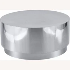 Other Coffee Table In Drum-Shaped Silver Chrome Finish -Othee Home Shop 1500 1500 frame 0 2745