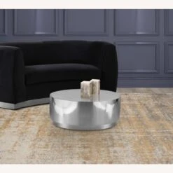 Other Coffee Table In Drum-Shaped Silver Chrome Finish -Othee Home Shop 1500 1500 frame 0 2747