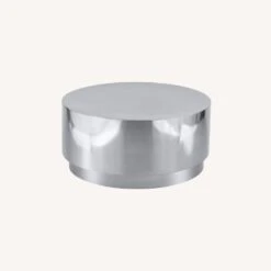 Other Coffee Table In Drum-Shaped Silver Chrome Finish -Othee Home Shop 1500 1500 frame 0 2748