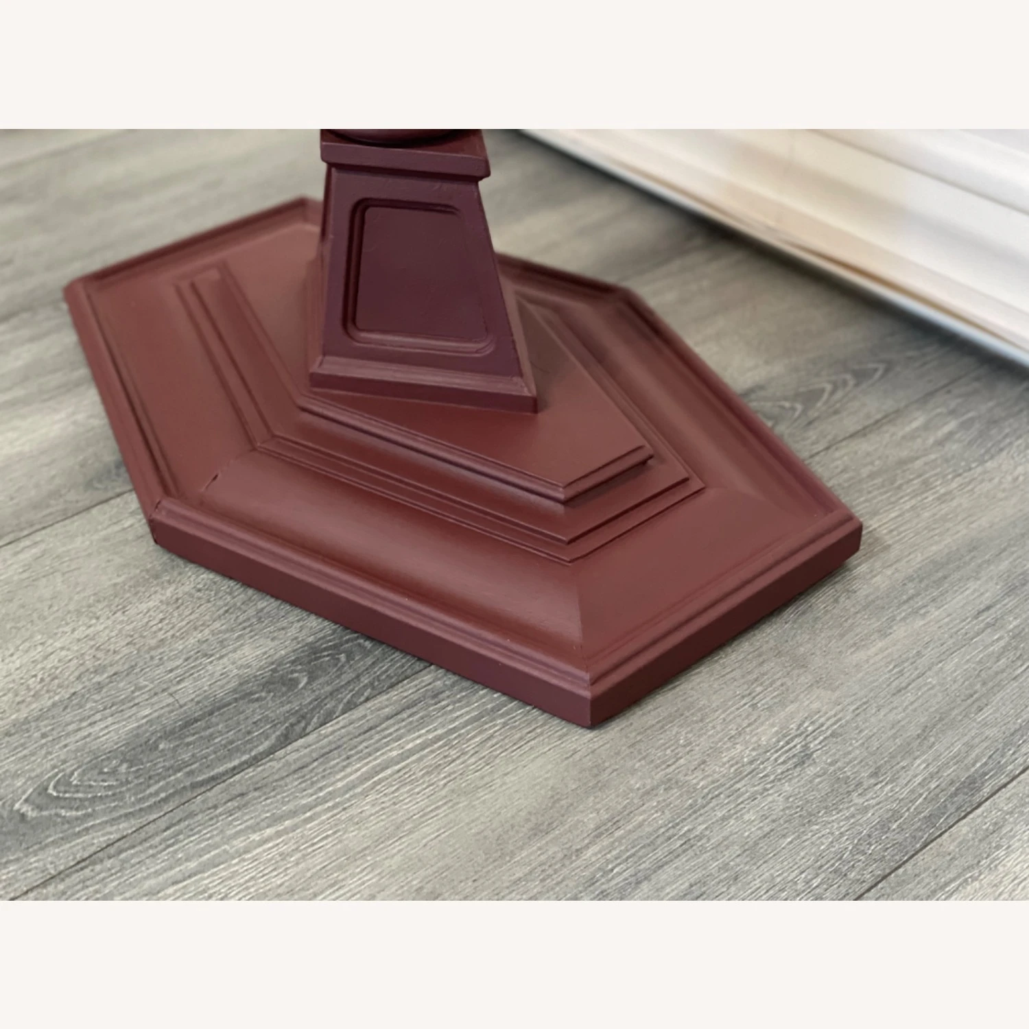 Vintage MCM Hexagon Accent Table 3 Vintage MCM Hexagon Accent Table - Image 3