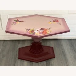 Vintage MCM Hexagon Accent Table 31 Vintage MCM Hexagon Accent Table -Othee Home Shop 1500 1500 frame 0 2868
