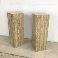 Pair Vintage Modern Faux Stone Display Pedestals -Othee Home Shop 1500 1500 frame 0 2877