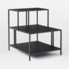 West Elm Profile Side Table, Dark Bronze