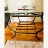 Two Glass Tabletop & Metal Coffee Tables