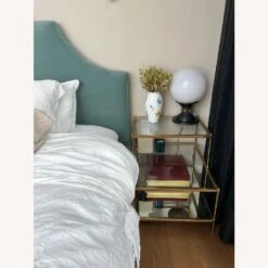 West Elm Antique Brass Terrace Side Table