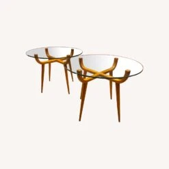 Italian Mid-Century Fruitwood Side Table Set -Othee Home Shop 1500 1500 frame 0 2965