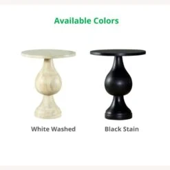 Other Accent Table In White Washed Mango Wood Finish -Othee Home Shop 1500 1500 frame 0 2970