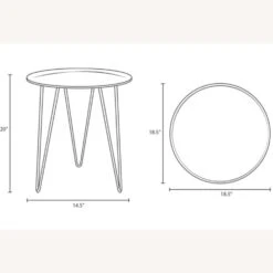 Other Mid-Century Style Side Table In White Matte Finish -Othee Home Shop 1500 1500 frame 0 2989