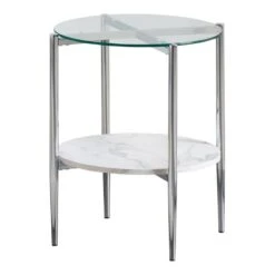 Other End Table In Carrara Faux Marble Top -Othee Home Shop 1500 1500 frame 0 2994