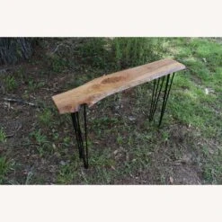 Live Edge Cherry Console Table