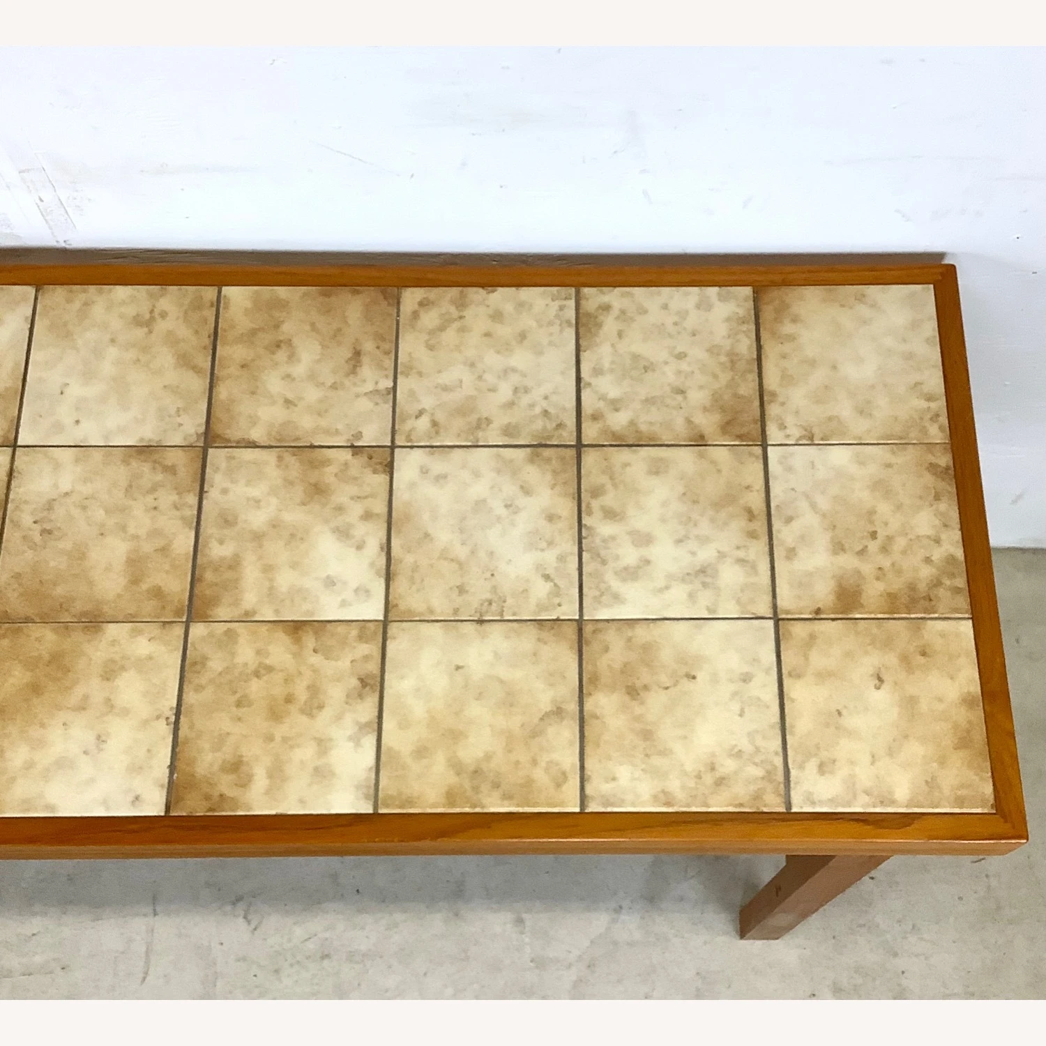 Scandinavian Modern Teak And Tile Console Table 7 Scandinavian Modern Teak And Tile Console Table - Image 7