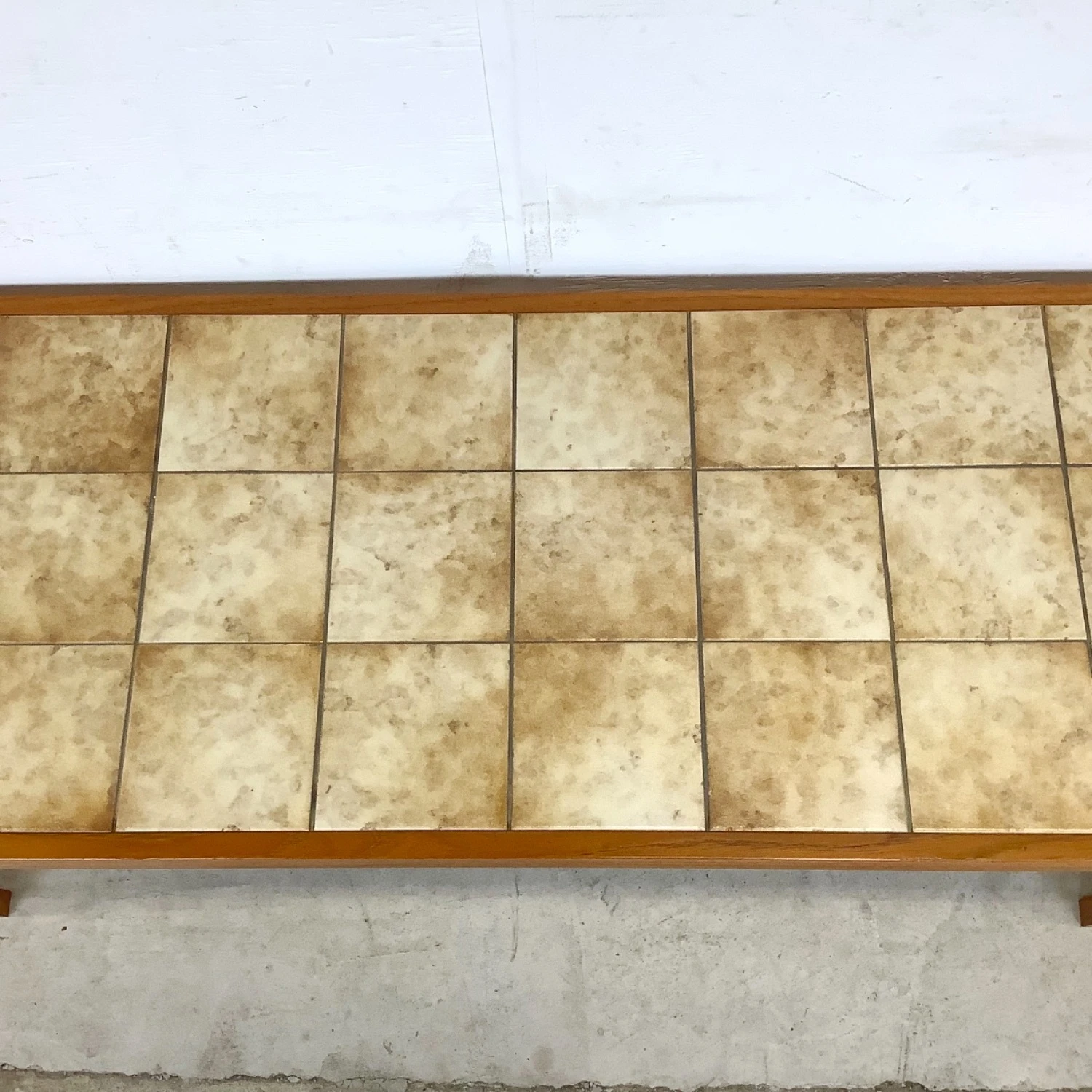 Scandinavian Modern Teak And Tile Console Table 12 Scandinavian Modern Teak And Tile Console Table - Image 12