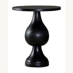 Other Accent Table In Black Stain Wood Finish