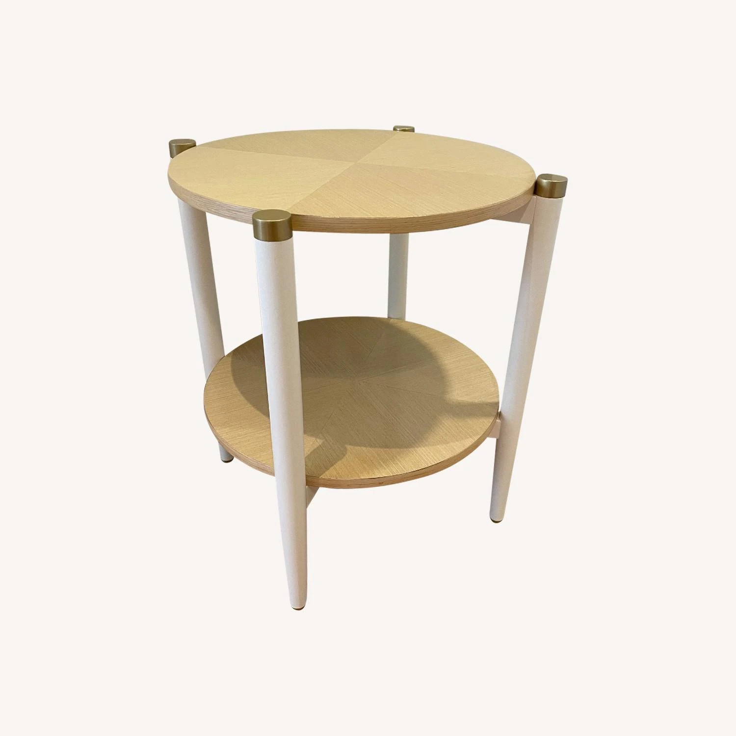 Pair Of Anthropologie Marquetry Tables 3 Pair Of Anthropologie Marquetry Tables - Image 3