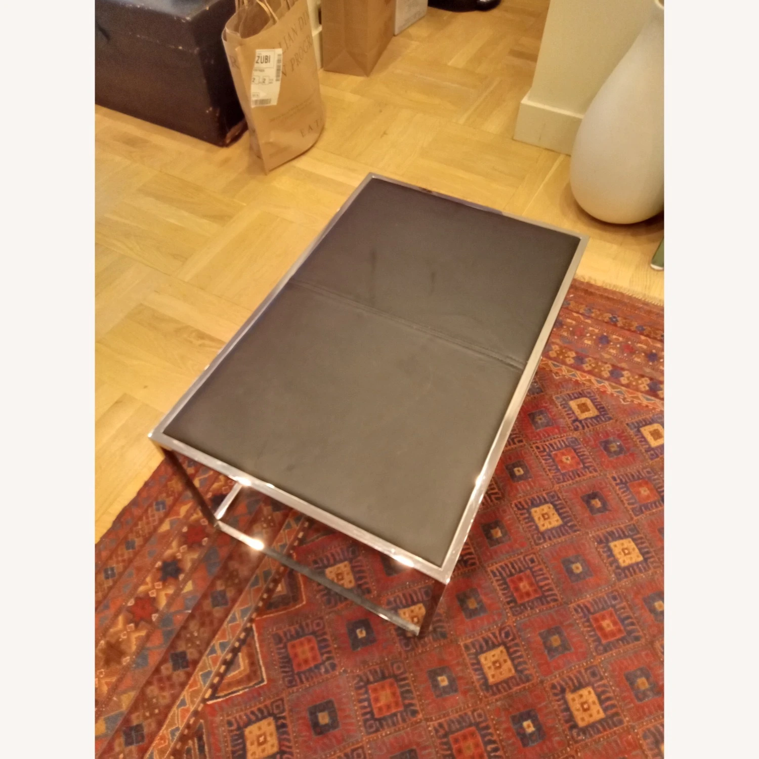 Design Within Reach Side Table/Ottoman 1 Design Within Reach Side Table/Ottoman