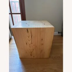 Handcrafted Wood Side Tables