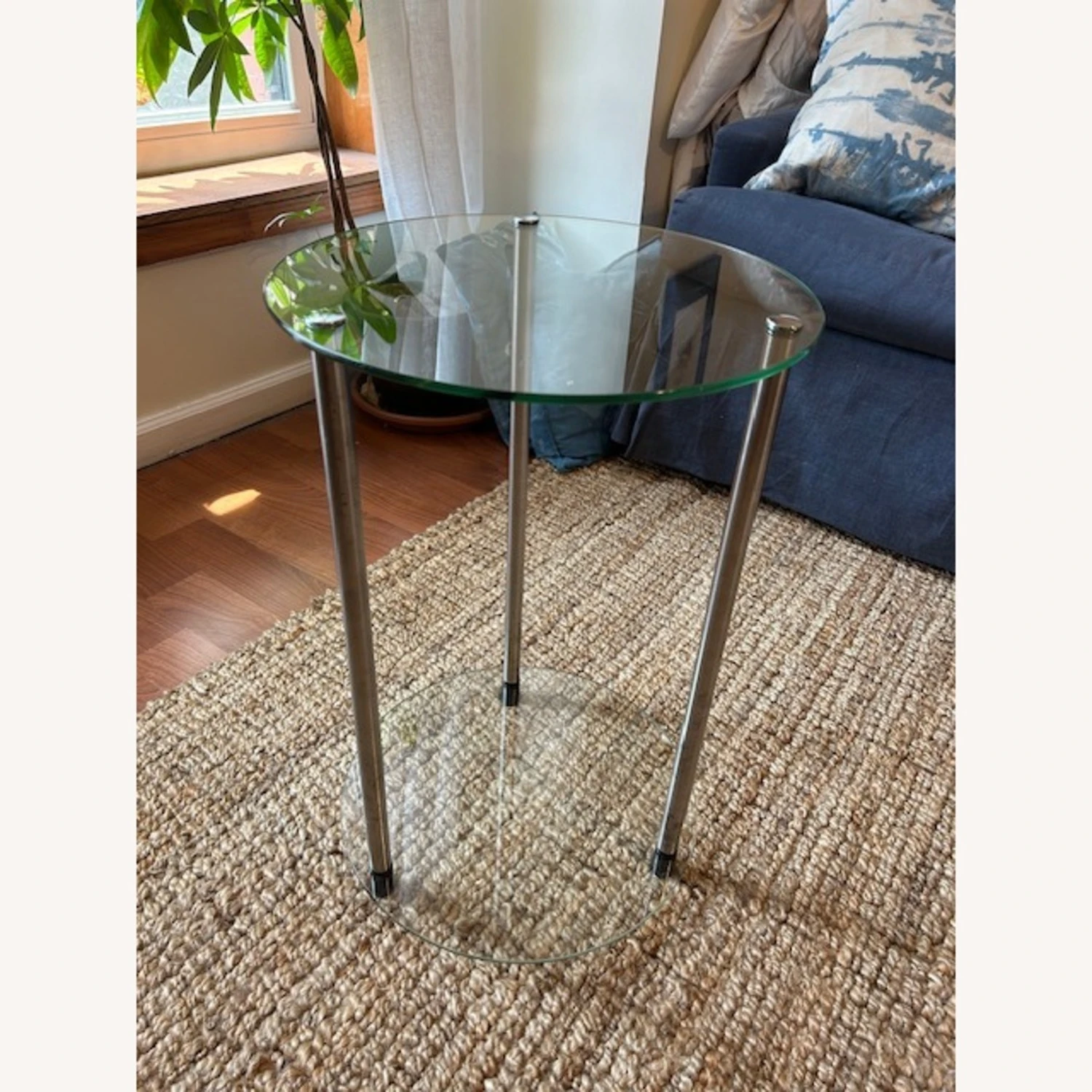 Vintage Chrome Side Table 1 Vintage Chrome Side Table