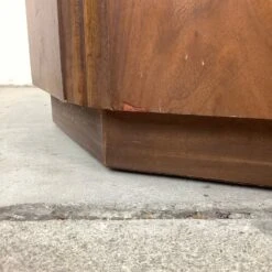 MCM Circular Walnut End Table Cabinet -Othee Home Shop 1500 1500 frame 0 3141