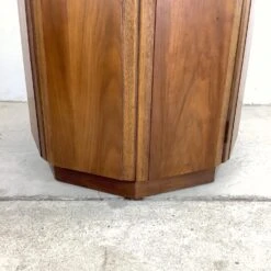 MCM Circular Walnut End Table Cabinet -Othee Home Shop 1500 1500 frame 0 3143