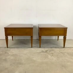 Pair Vintage Square End Tables With Single Drawer -Othee Home Shop 1500 1500 frame 0 3216