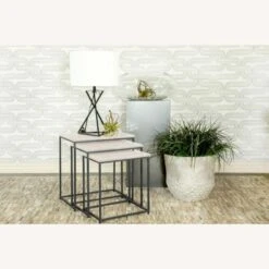 Other 3-Piece Nesting Table In White Marble Top Finish -Othee Home Shop 1500 1500 frame 0 3227