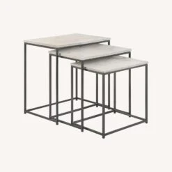 Other 3-Piece Nesting Table In White Marble Top Finish -Othee Home Shop 1500 1500 frame 0 3229