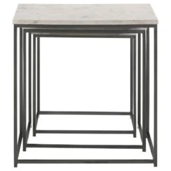 Other 3-Piece Nesting Table In White Marble Top Finish -Othee Home Shop 1500 1500 frame 0 3231