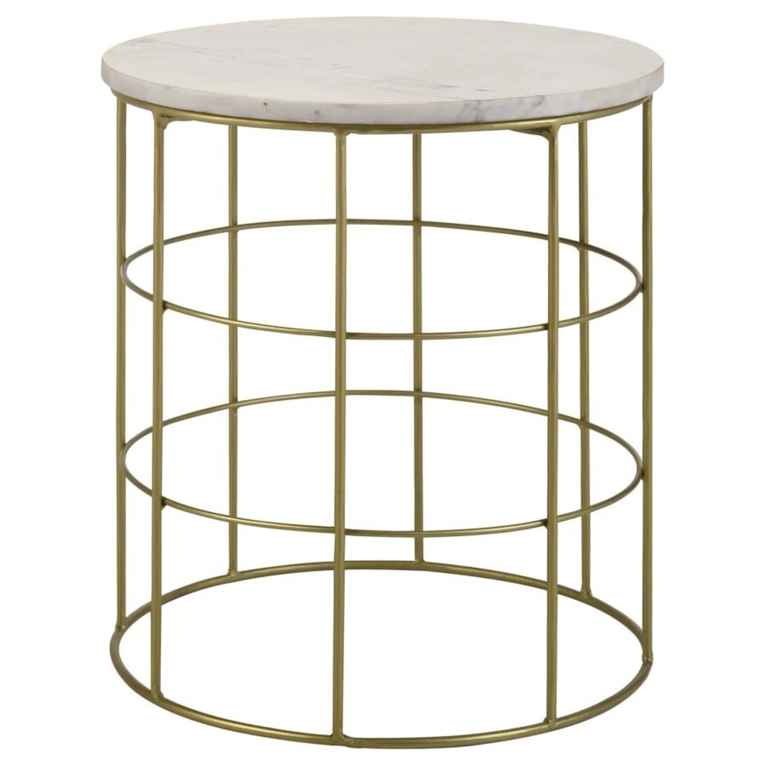 Other Accent Table In White & Gray Marble Top 5 Other Accent Table In White & Gray Marble Top - Image 5
