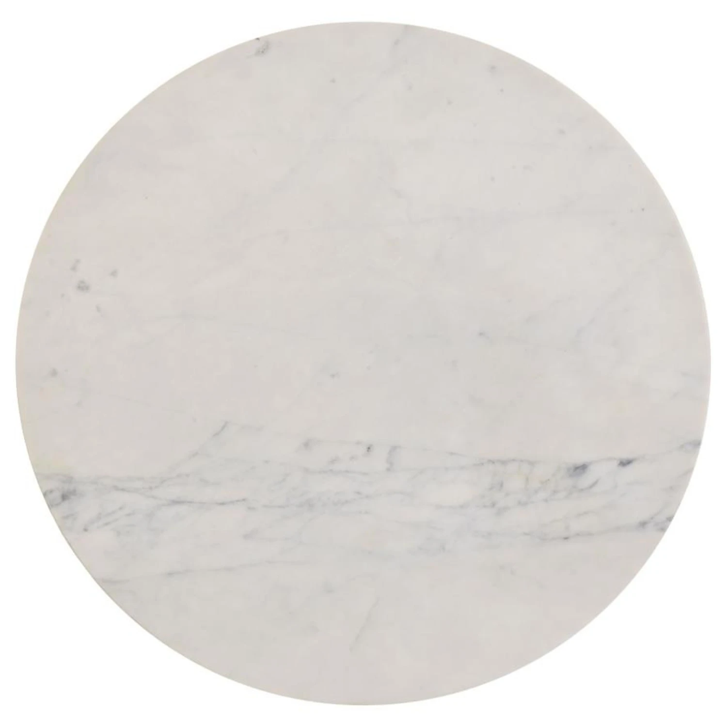 Other Accent Table In White & Gray Marble Top 6 Other Accent Table In White & Gray Marble Top - Image 6