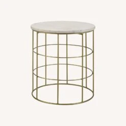 Other Accent Table In White & Gray Marble Top 14 Other Accent Table In White & Gray Marble Top -Othee Home Shop 1500 1500 frame 0 3322