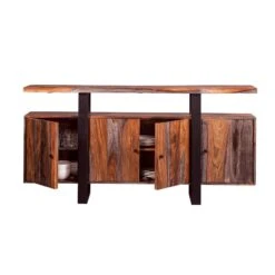 Other Modern Sideboard In Solid Wood W/ Live Edge & Metal Accents -Othee Home Shop 1500 1500 frame 0 338
