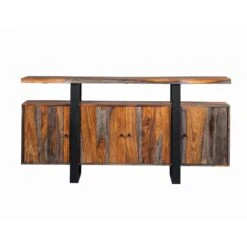 Other Modern Sideboard In Solid Wood W/ Live Edge & Metal Accents -Othee Home Shop 1500 1500 frame 0 339