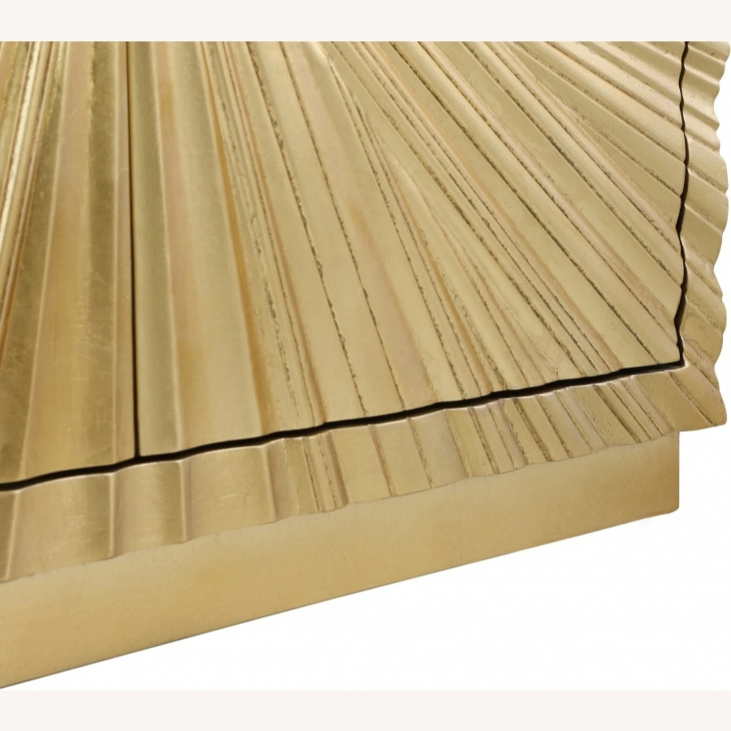 Other Sideboard In Gold Leaf W/ Hand Carved Starburst 3 Other Sideboard In Gold Leaf W/ Hand Carved Starburst - Image 3