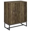 Other Accent Cabinet In Rustic Oak With 2-Shelf Finish