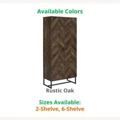 Other Accent Cabinet In Rustic Oak With 2-Shelf Finish -Othee Home Shop 1500 1500 frame 0 418