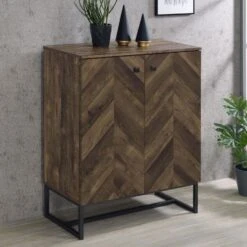 Other Accent Cabinet In Rustic Oak With 2-Shelf Finish -Othee Home Shop 1500 1500 frame 0 421