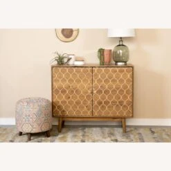 Other Accent Cabinet In Natural Finish W/ Gold Patterns -Othee Home Shop 1500 1500 frame 0 448