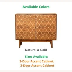 Other Accent Cabinet In Natural Finish W/ Gold Patterns -Othee Home Shop 1500 1500 frame 0 449
