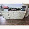 Vintage Modern Marble Credenza