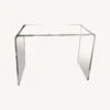 CB2 Peekaboo Acrylic Console Table
