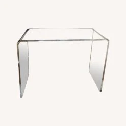 CB2 Peekaboo Acrylic Console Table