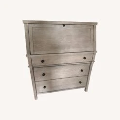 Pottery Barn Toulouse Secretary Desk Gray Wash