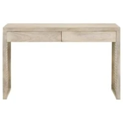 Other Console Table In White-Washed Wood W/ 2 Drawers -Othee Home Shop 1500 1500 frame 0 59