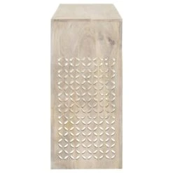 Other Console Table In White-Washed Wood W/ 2 Drawers -Othee Home Shop 1500 1500 frame 0 61