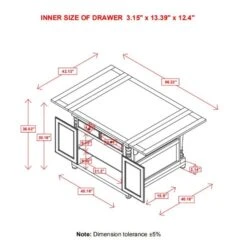 Other Coaster Butter Milk Color Kitchen Island -Othee Home Shop 1500 1500 frame 0 677