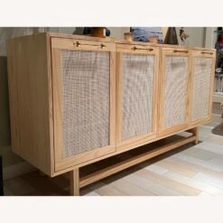 Natural Wood Console