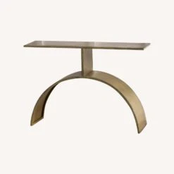 VivaTerra Antique-Finish Brass Console Table + Arched Base -Othee Home Shop 1500 1500 frame 0 776