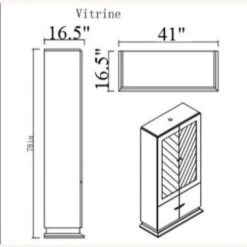 Other Vitrine In High Gloss Grey Lacquer Veneer Finish -Othee Home Shop 1500 1500 frame 0 864